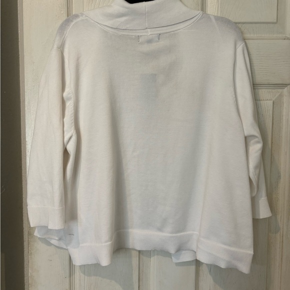 Verve Ami NWT Lightweight White Sweater Cardigan - Picture 6 of 7